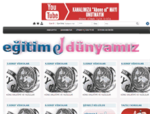 Tablet Screenshot of egitimdunyamiz.com